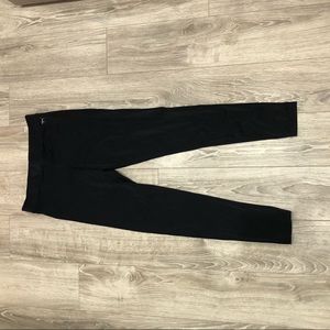 Pink Silky Black Legging Size M